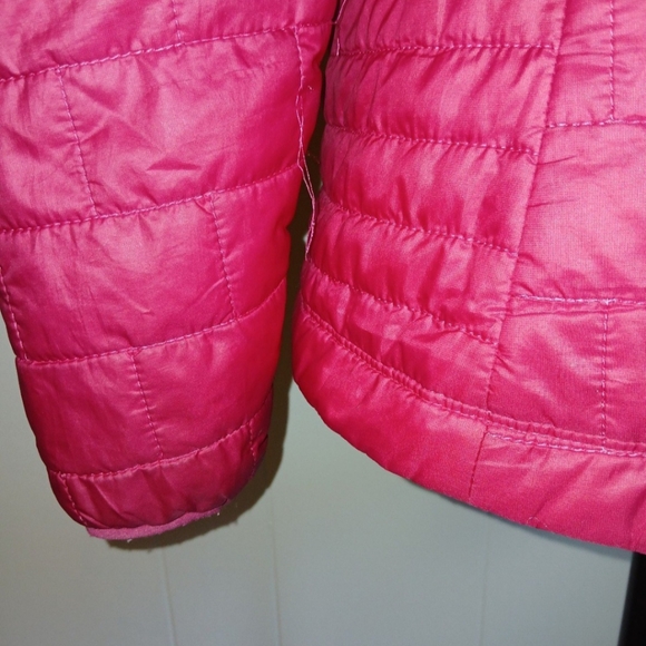 Patagonia Nano Puff Pink & Orange XS Hooded Outdoor Jacket - Picture 7 of 8